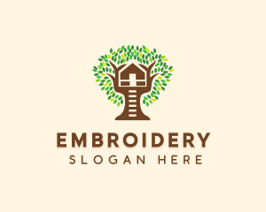 Forest Tree House logo design