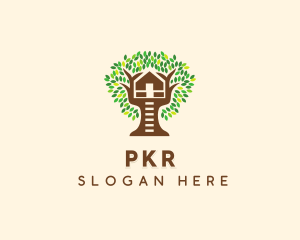 Forest Tree House logo design