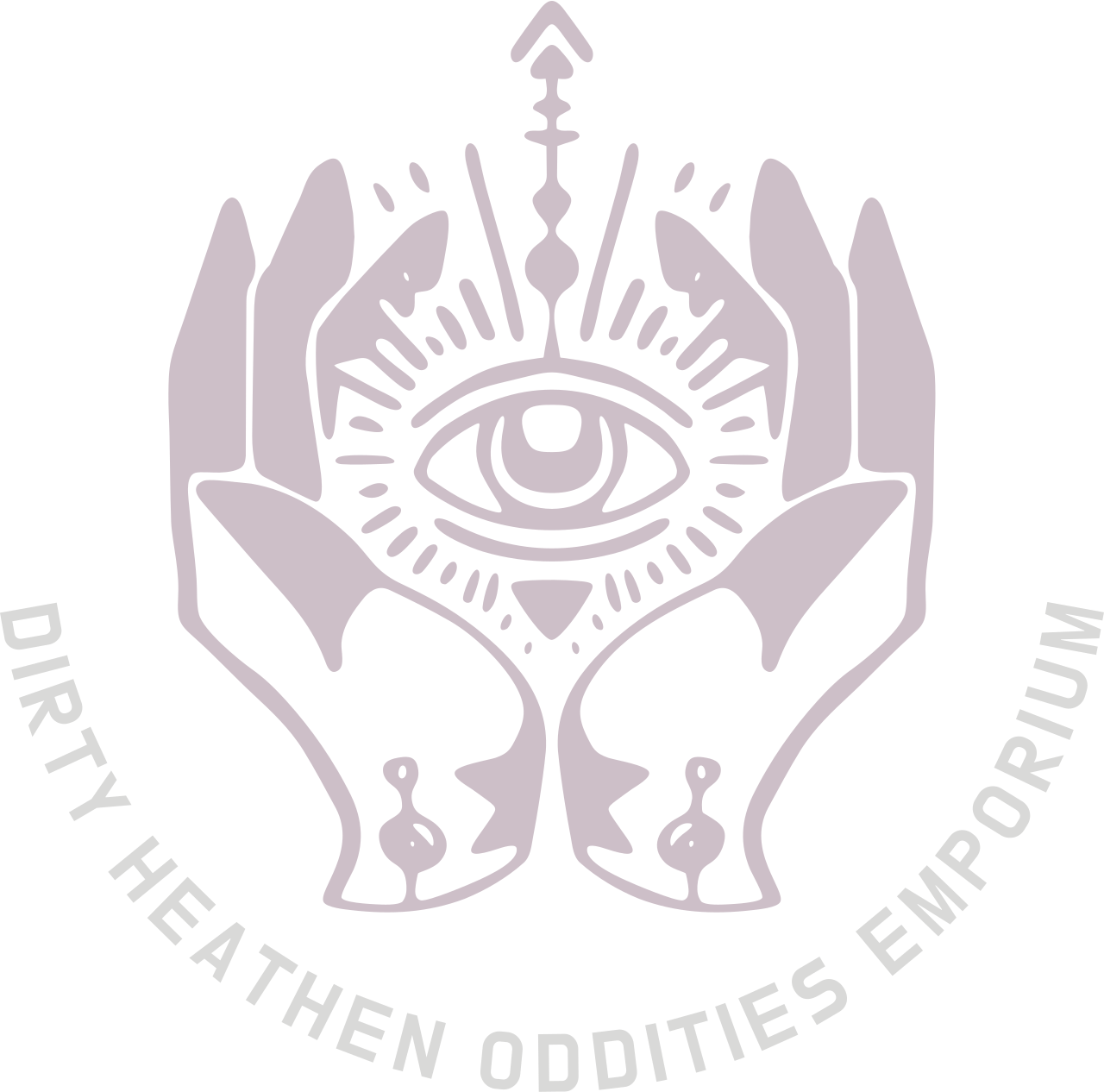 Dirty Heathen Oddities Emporium's logo