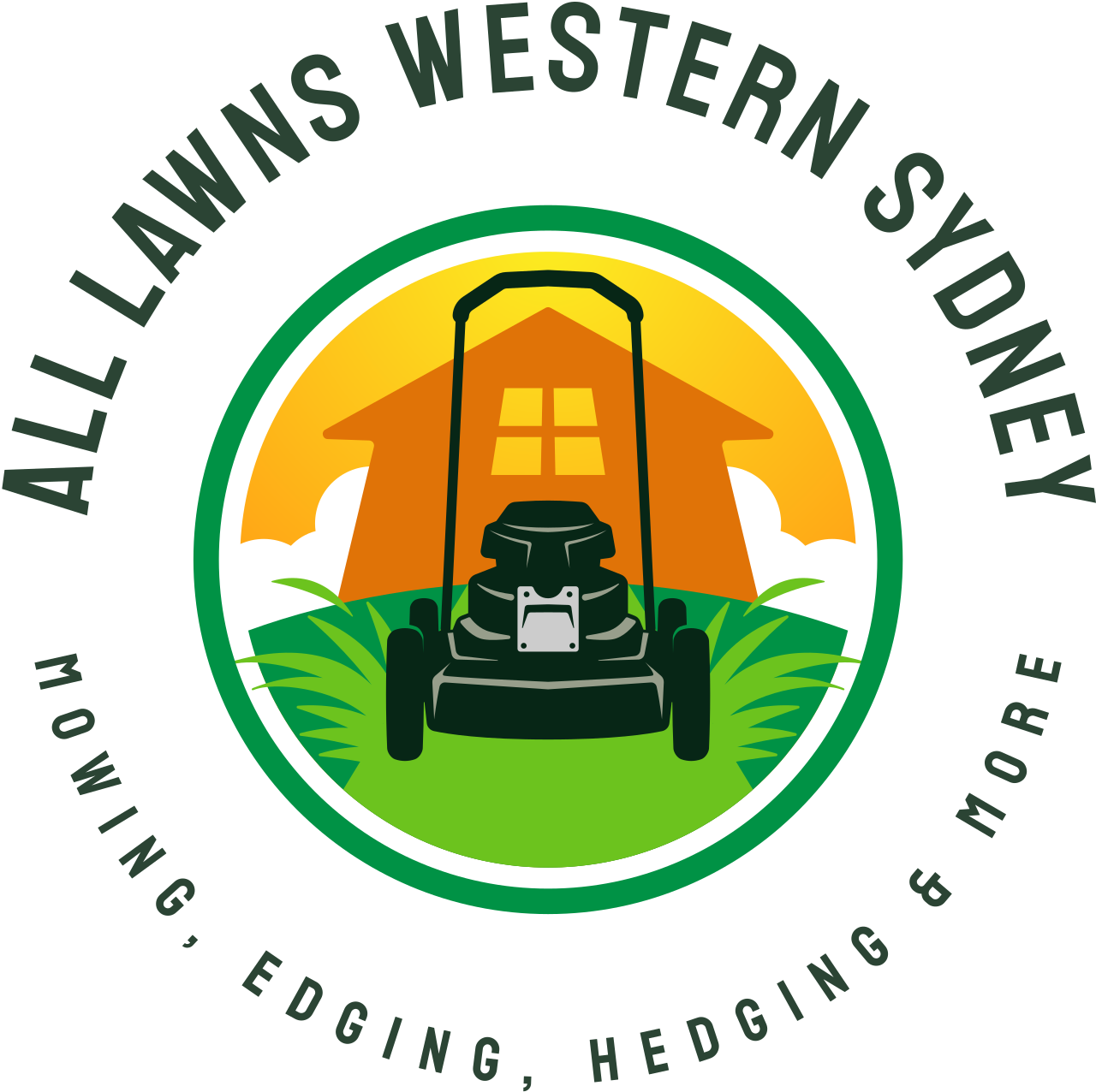 All lawns western sydney's logo