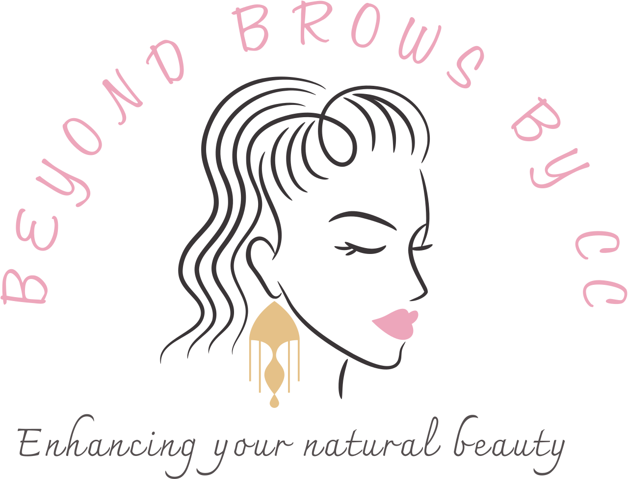 Beyond Brows online shop's web page