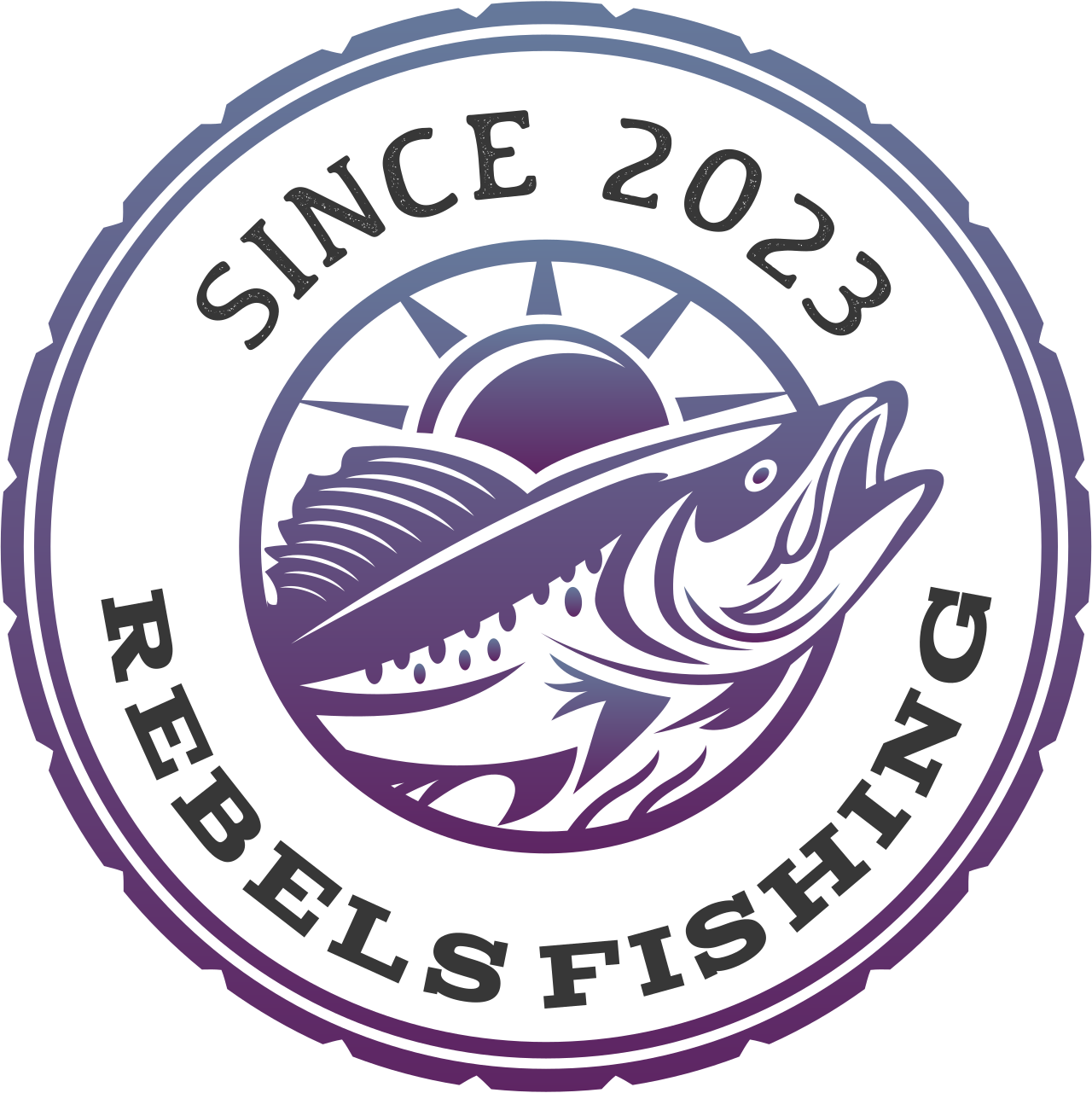 rebels fishing's logo