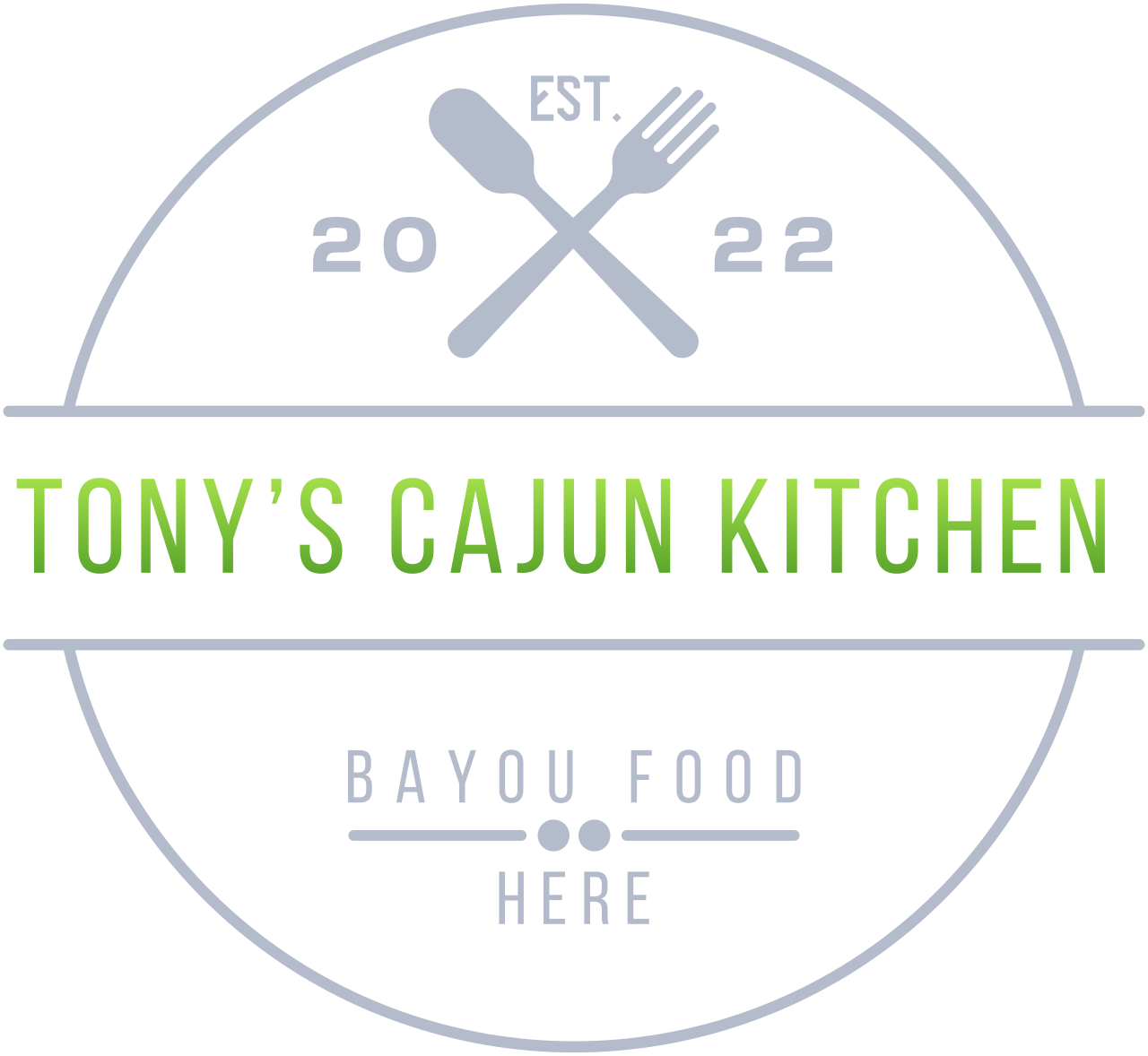 Tony's Cajun Kitchen's web page