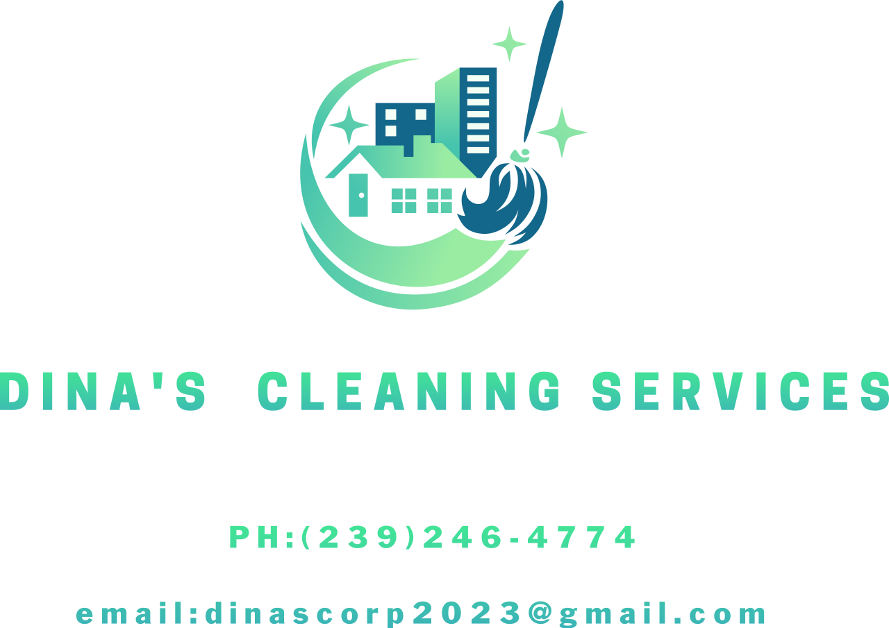 dina's  cleaning services's web page