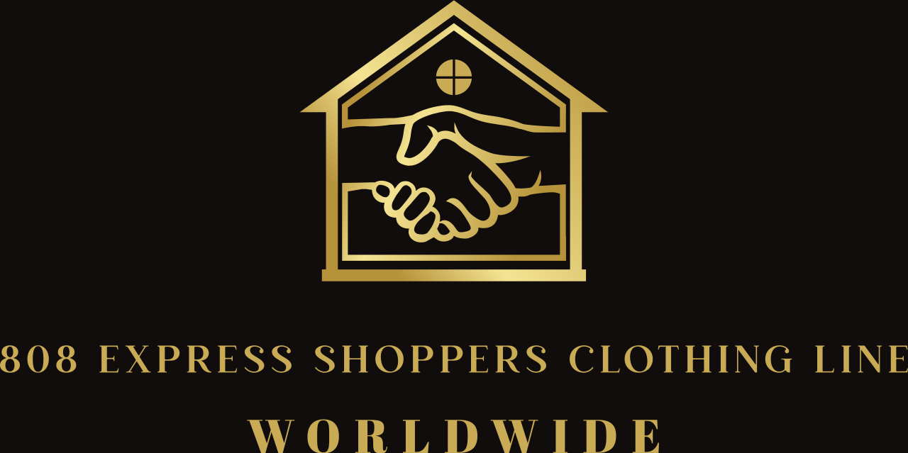 808 express shoppers clothing line's logo