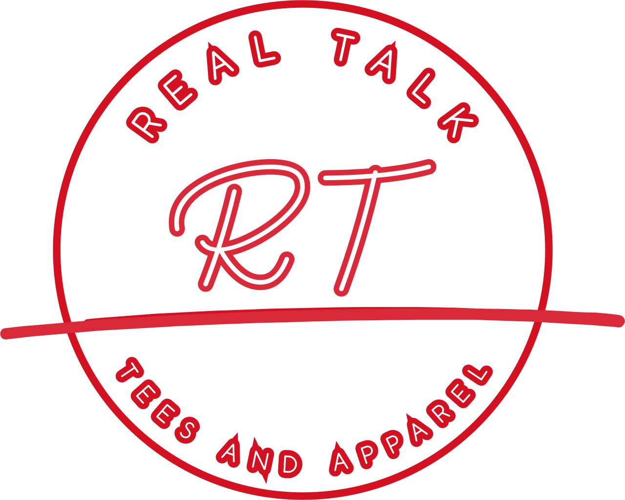 Real Talk Tees and Apparel's web page
