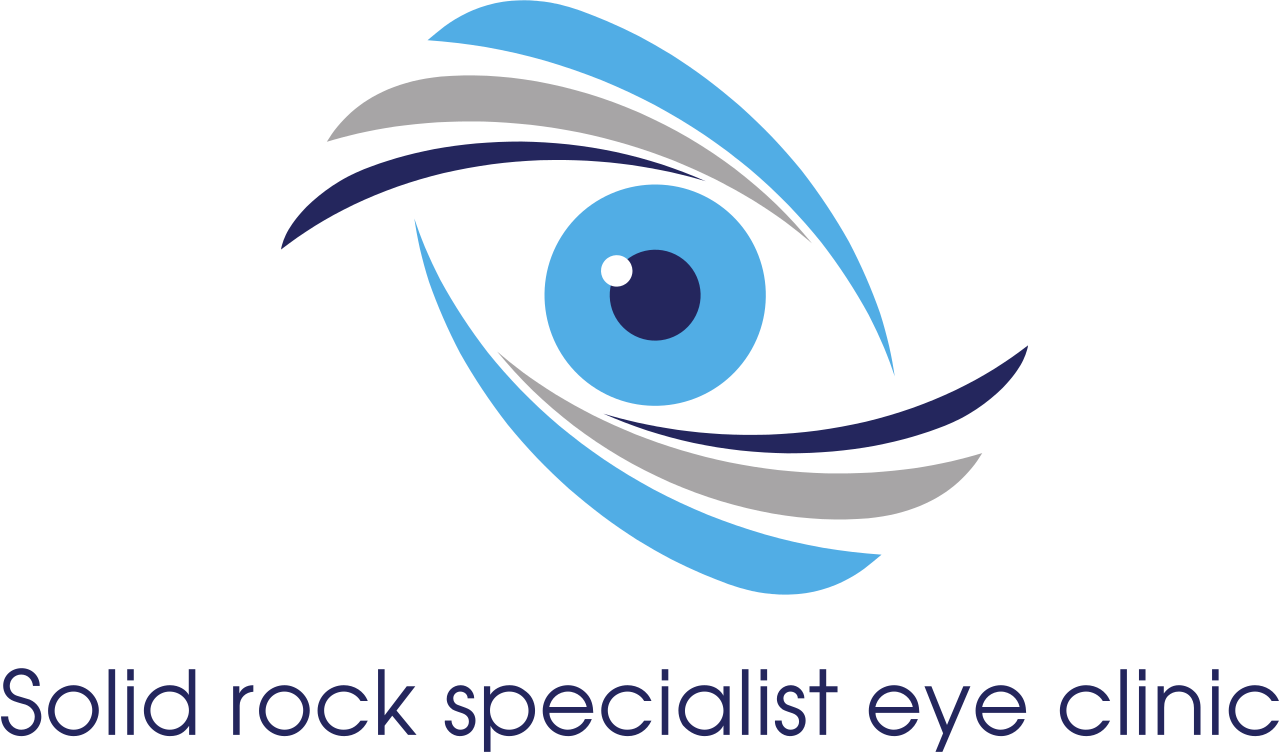 Solid rock specialist eye clinic 's logo