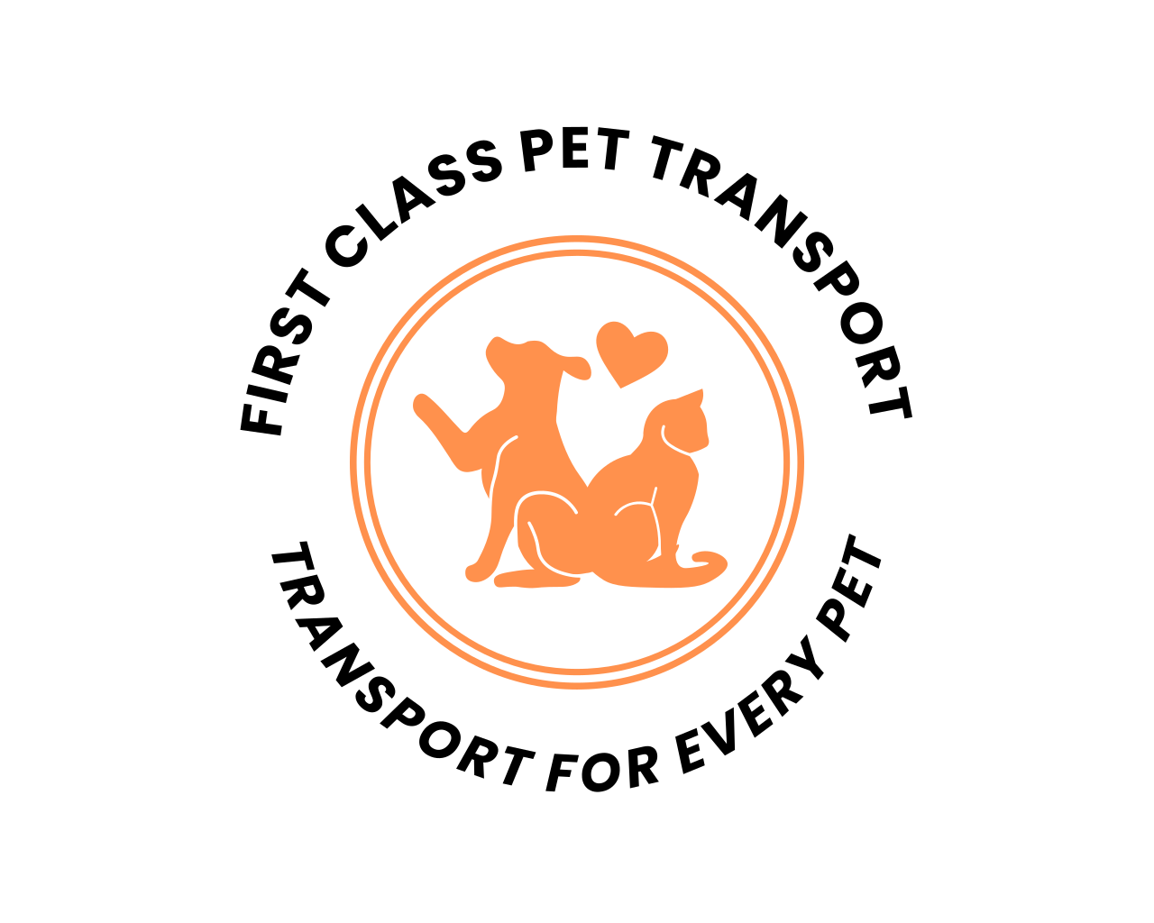 First Class Pet Transport's web page