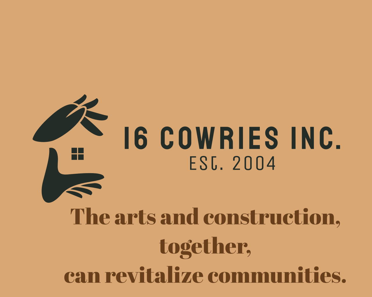 The arts and construction, 
together, 
can revitalize communities. 's logo