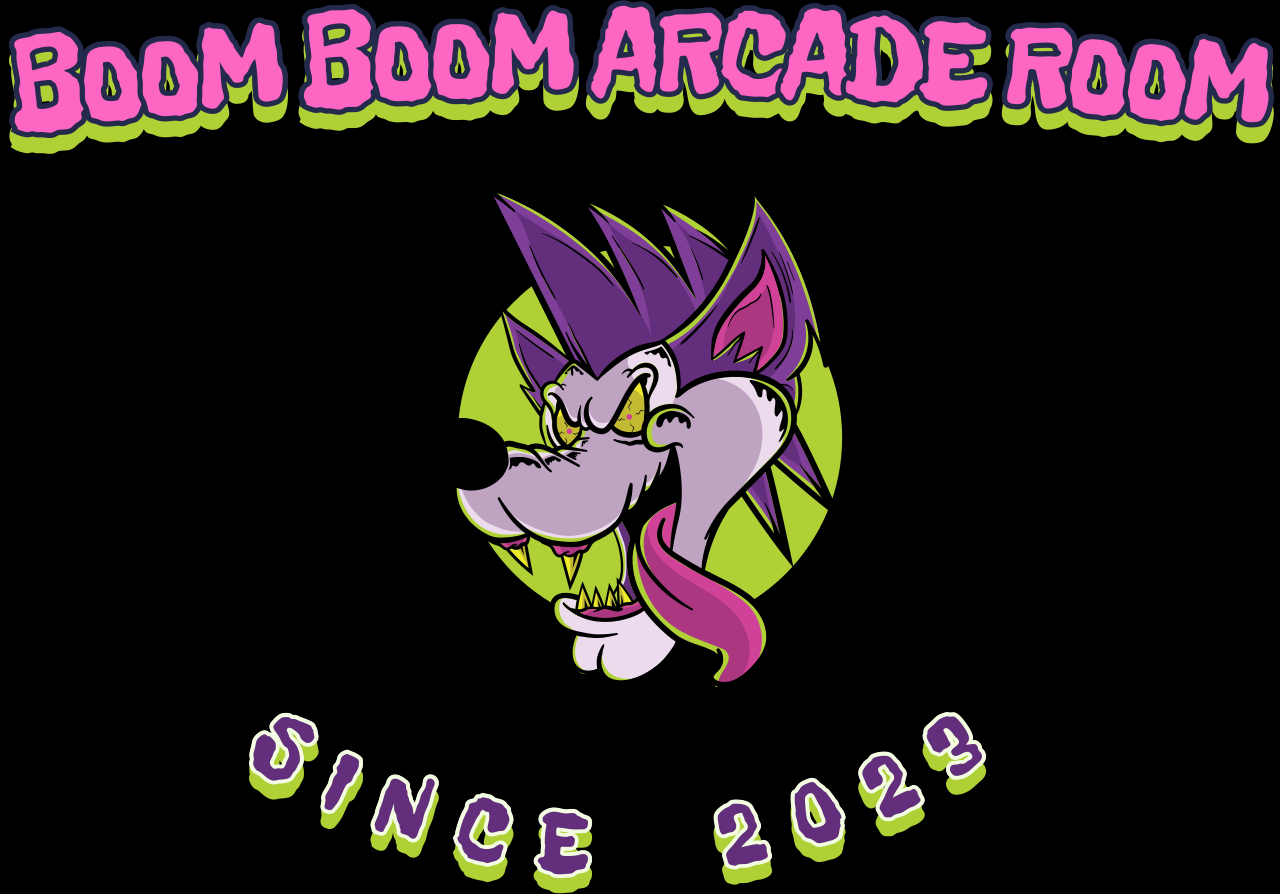 BOOM BOOM ARCADE ROOM's logo