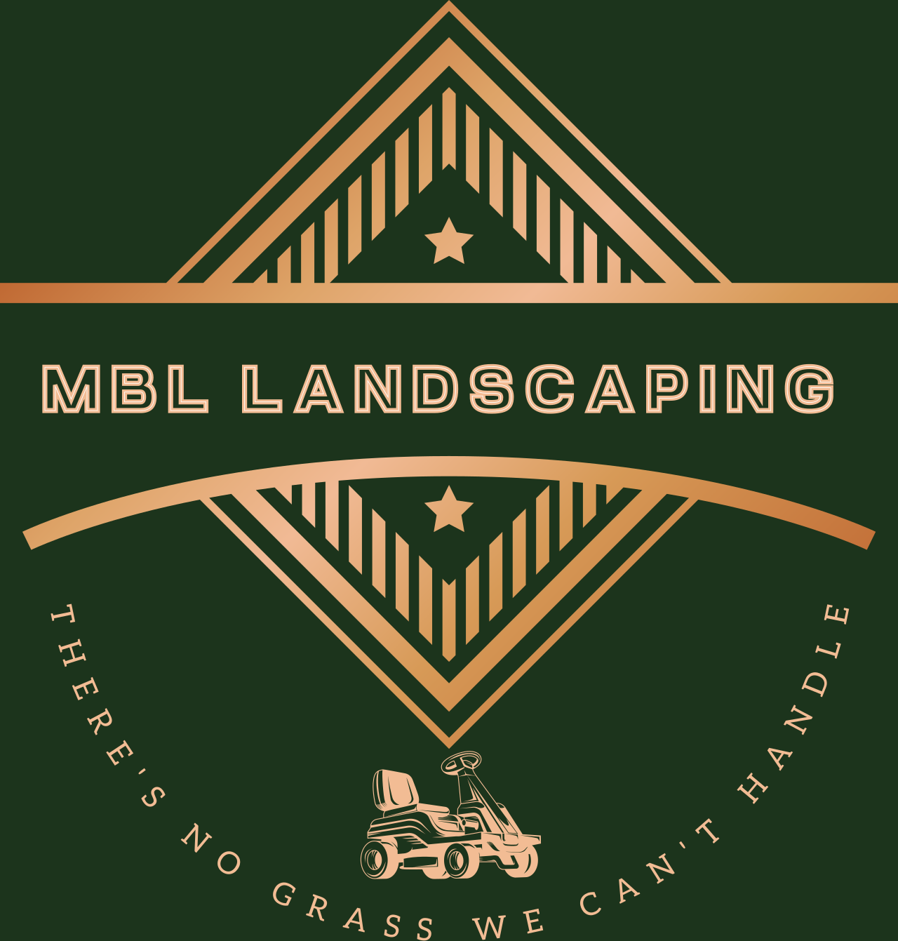 Mbl landscaping 's logo