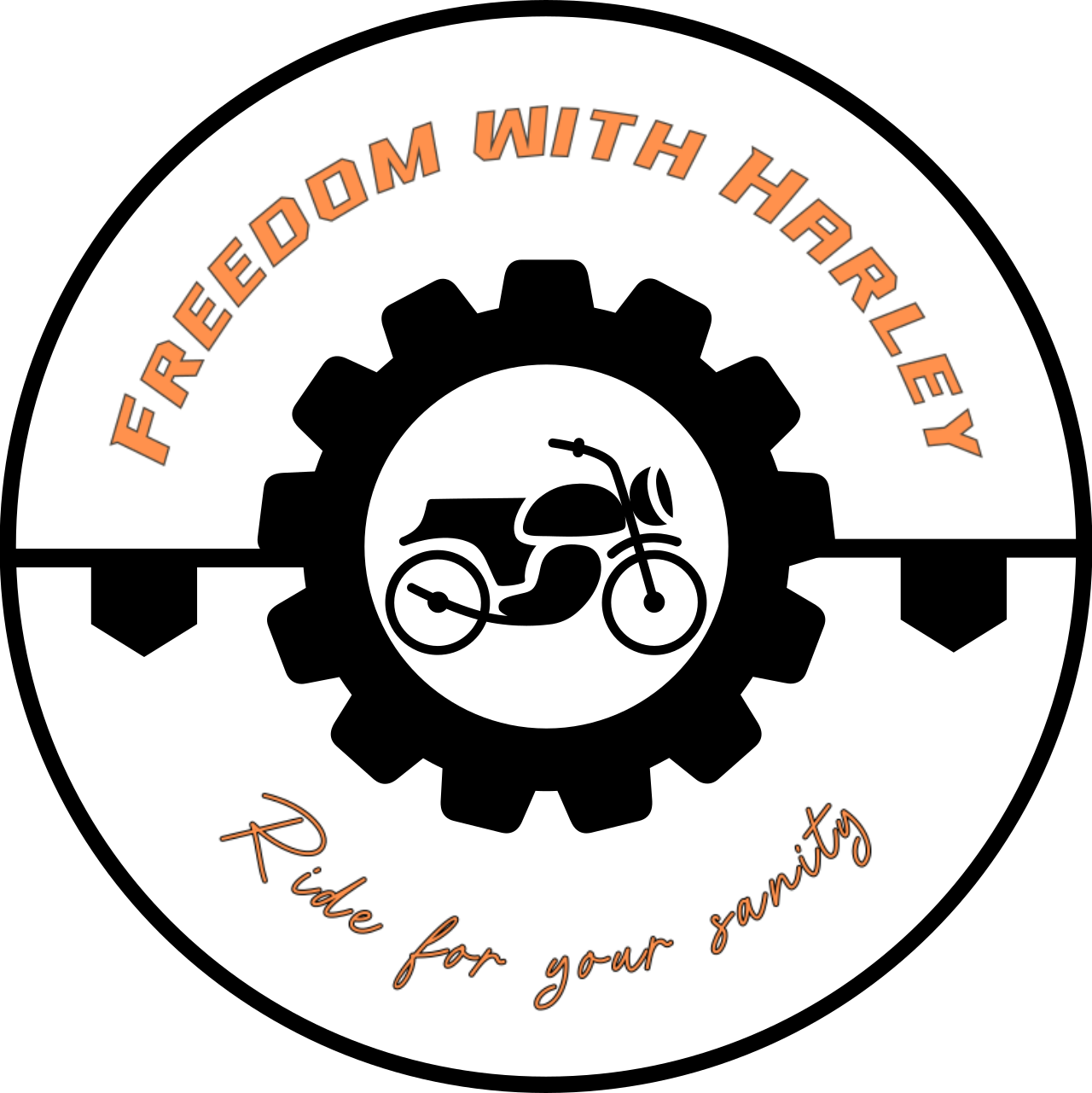 Freedom with Harley's logo
