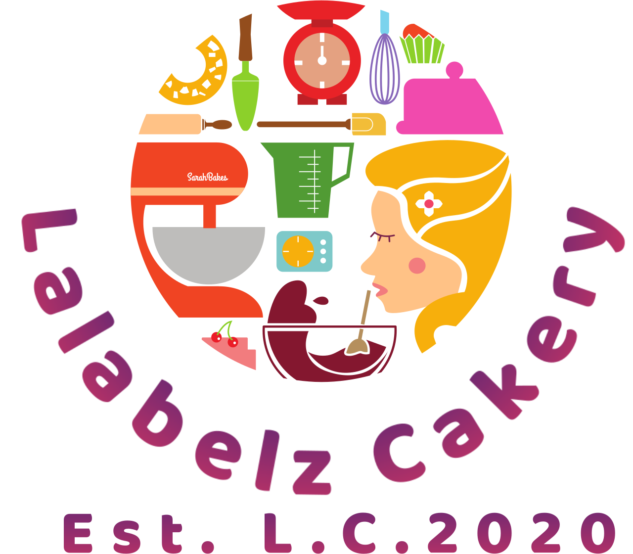 Lalabelz Cakery's web page