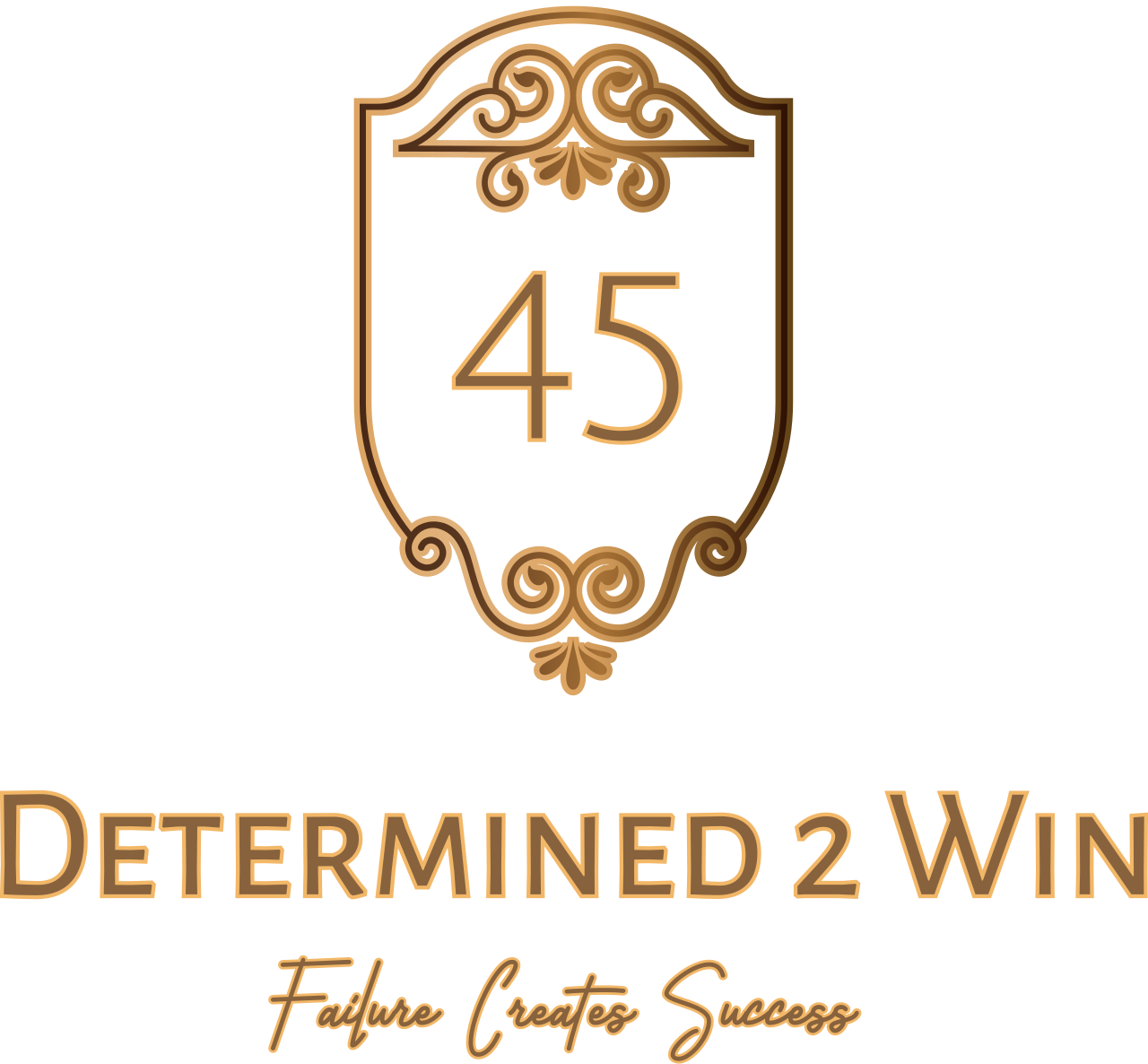 Determined 2 Win "45"'s logo