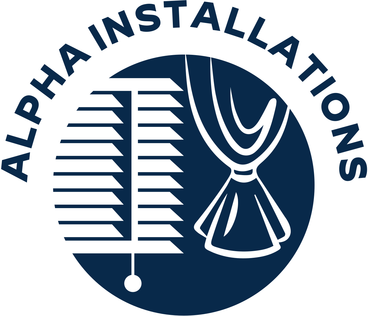 ALPHA INSTALLATIONS's logo