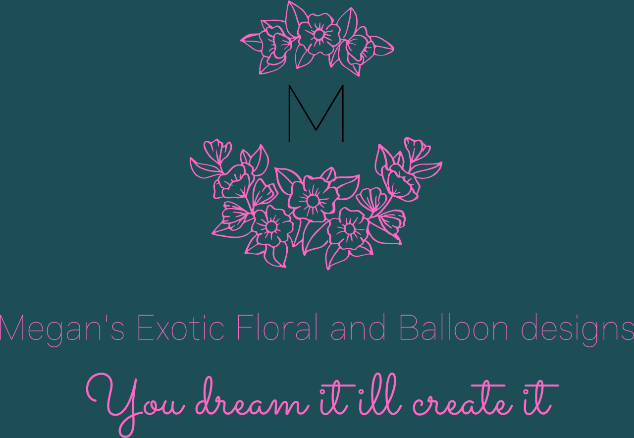 Megan's Exotic Floral and Balloon designs's logo