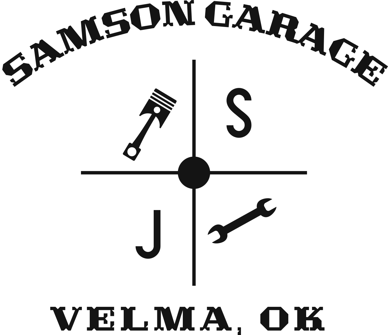 samson garage's logo
