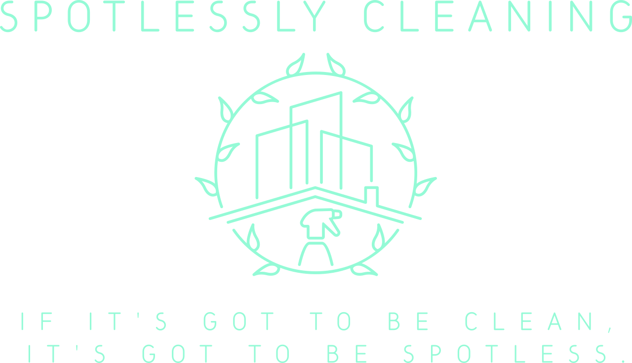 SPOTLESSLY CLEANING's logo