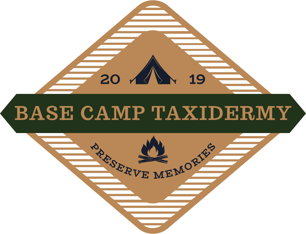 Base Camp Taxidermy's logo