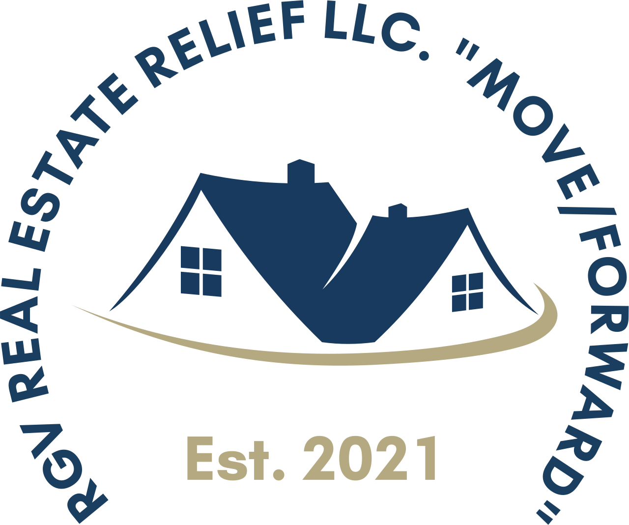 RGV REAL ESTATE RELIEF LLC. "MOVE/FORWARD"'s logo