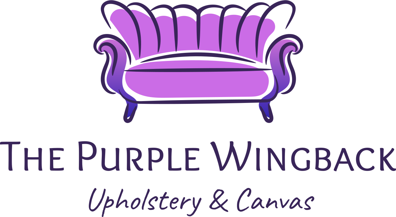 The Purple Wingback's logo