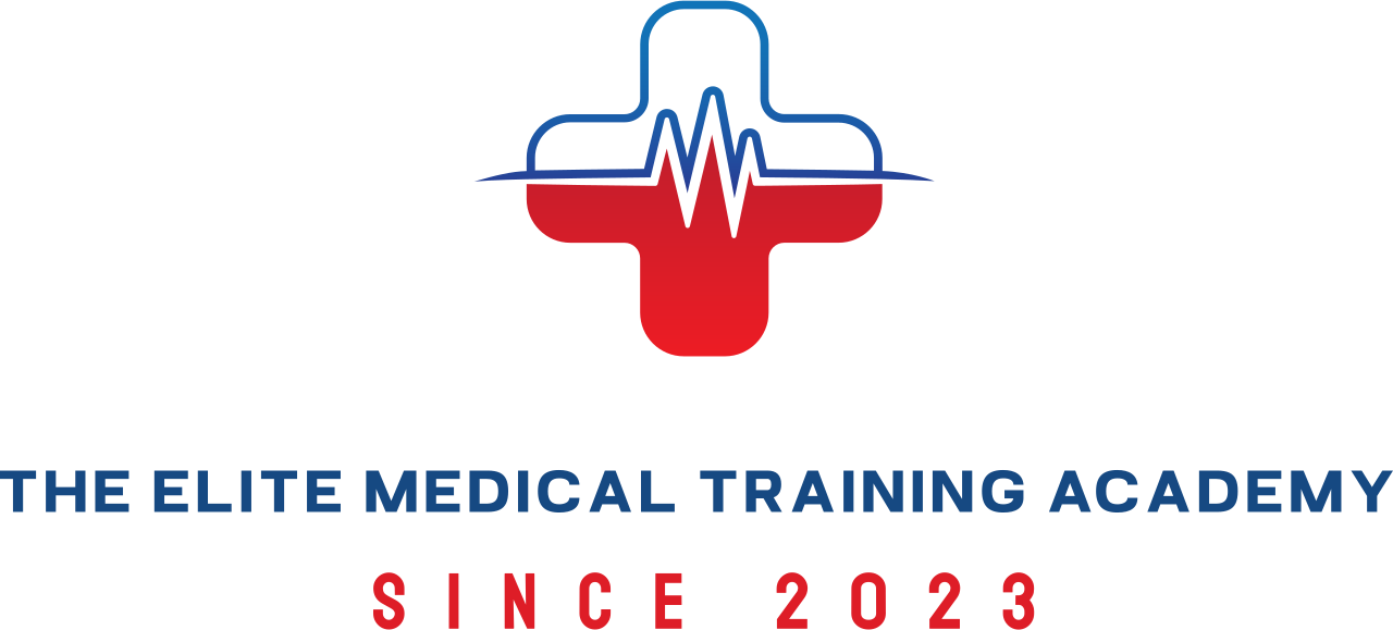 The elite medical training academy 's logo