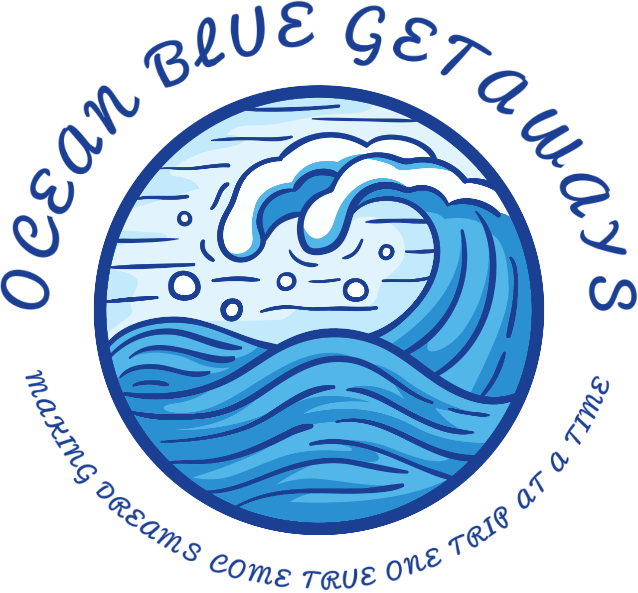 OCEAN BLUE GETAWAYS's logo