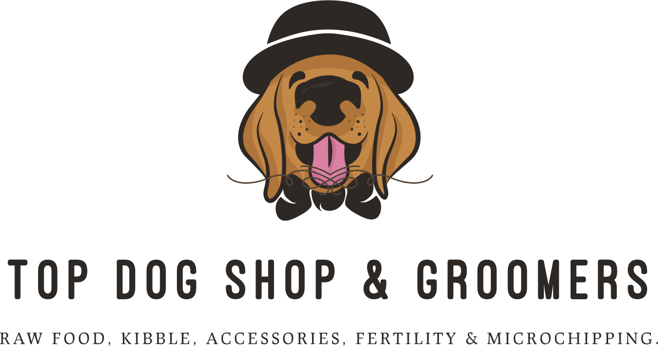 Top dog shop & groomers's logo
