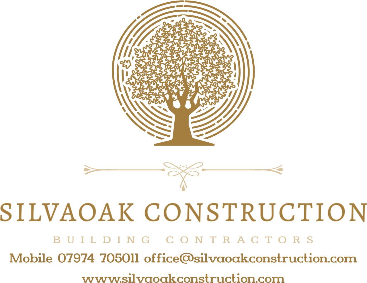 Silvaoak construction's web page