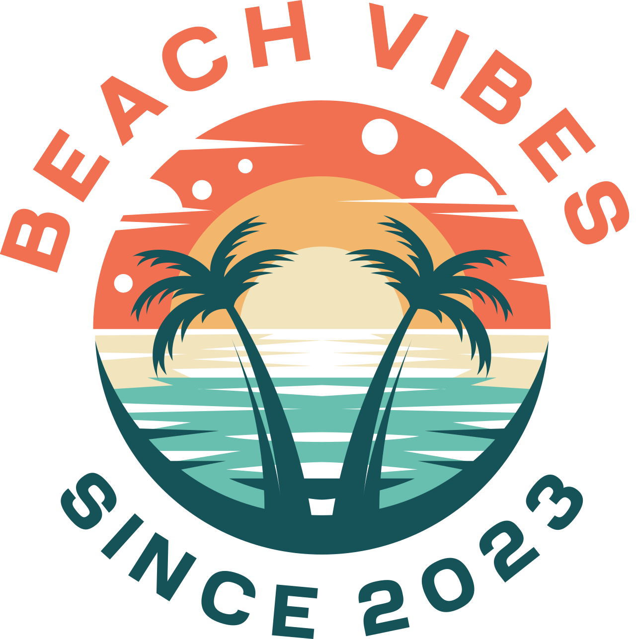 Beach vibes 's logo