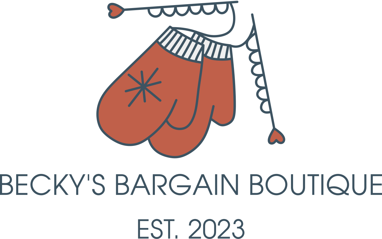 Becky's bargain boutique's logo