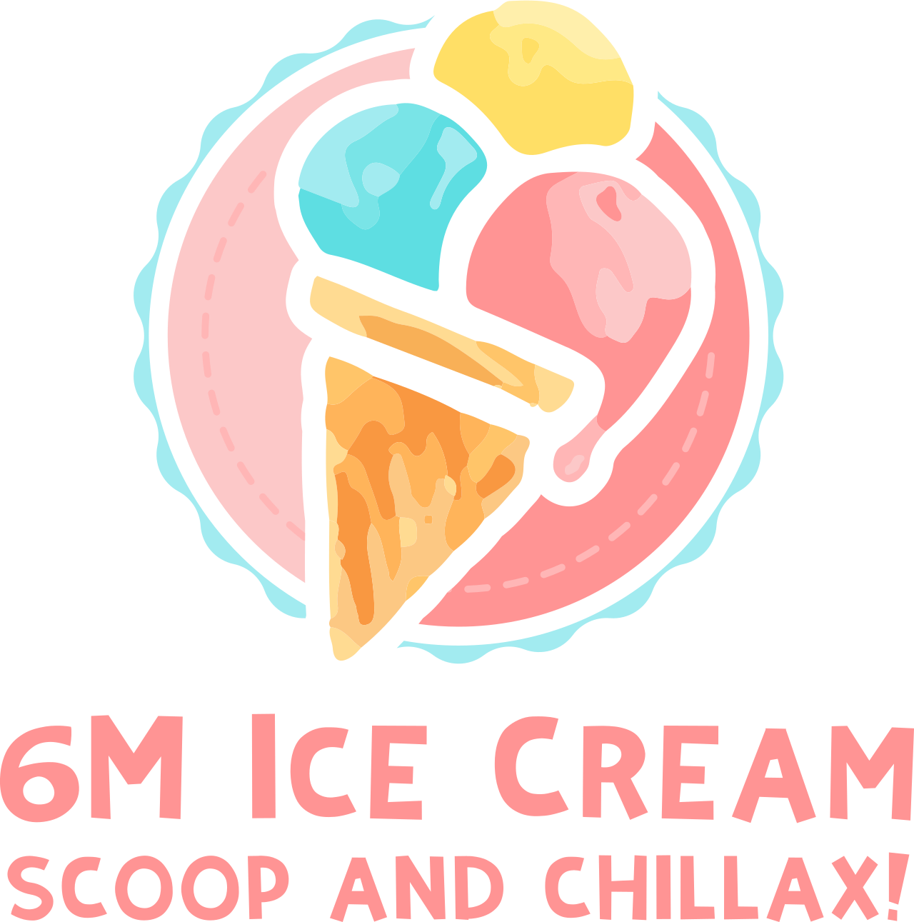 6M Ice Cream's logo