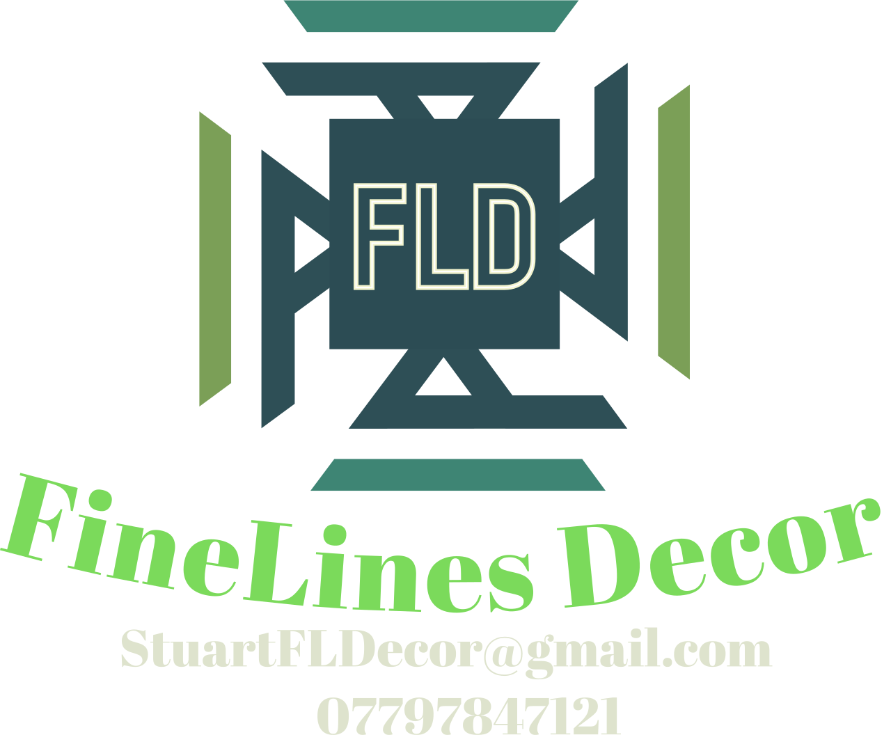 FineLines Decor's web page