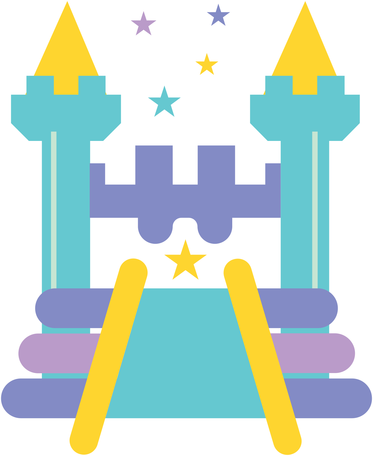 Ryedale bouncy castles's logo