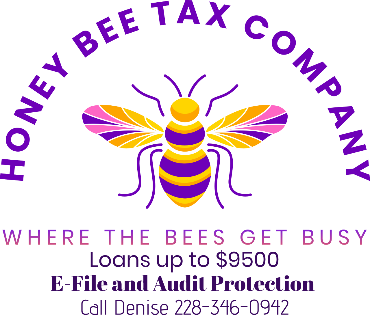 Honey Bee Tax Company's web page