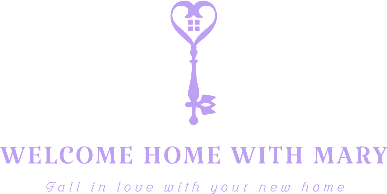Welcome home with Mary's logo
