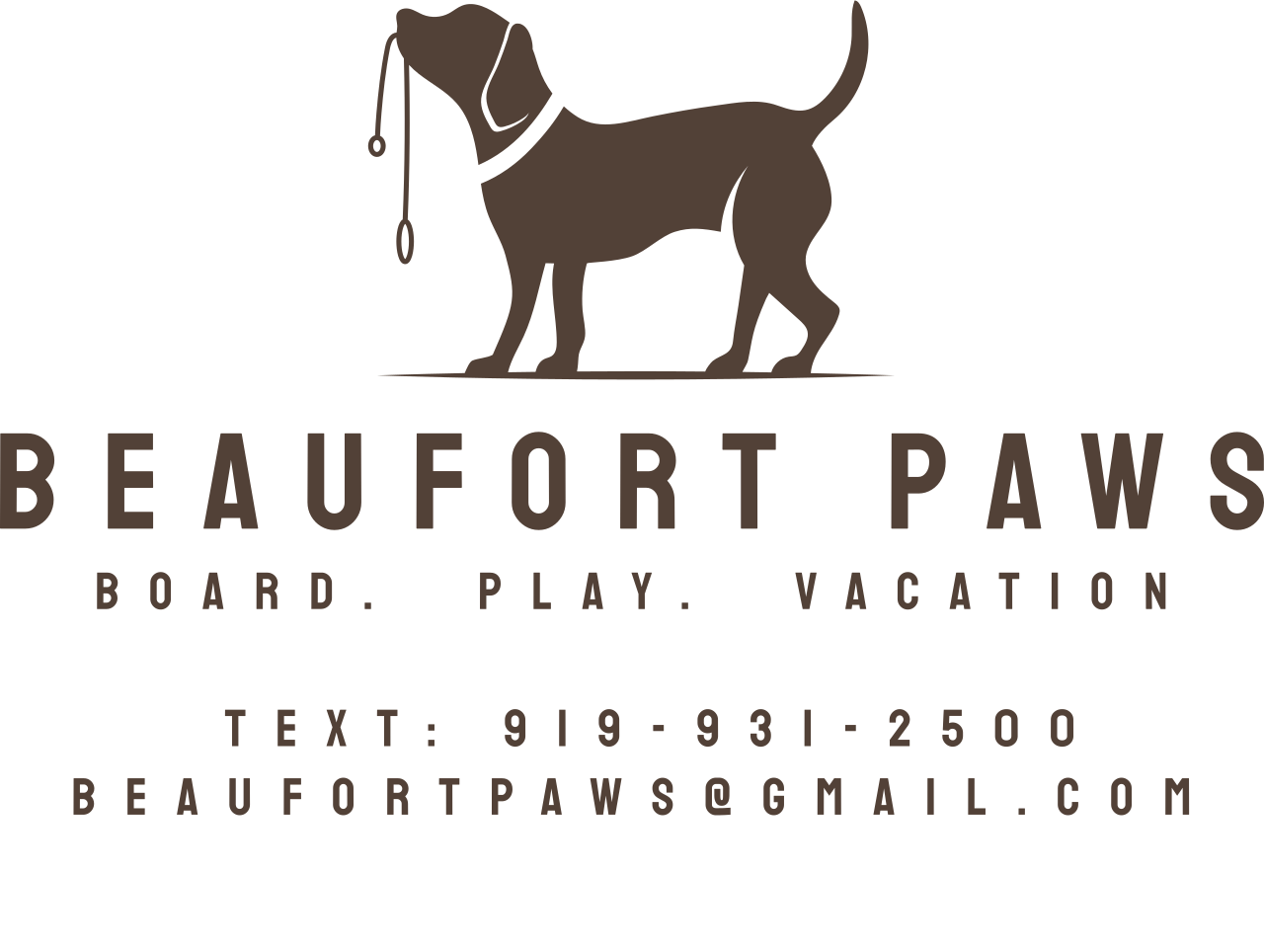 Beaufort Paws's web page