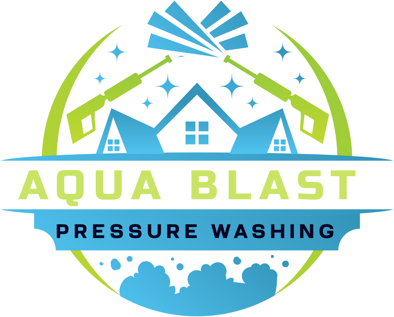 Aqua Blast Pressure Washing's logo