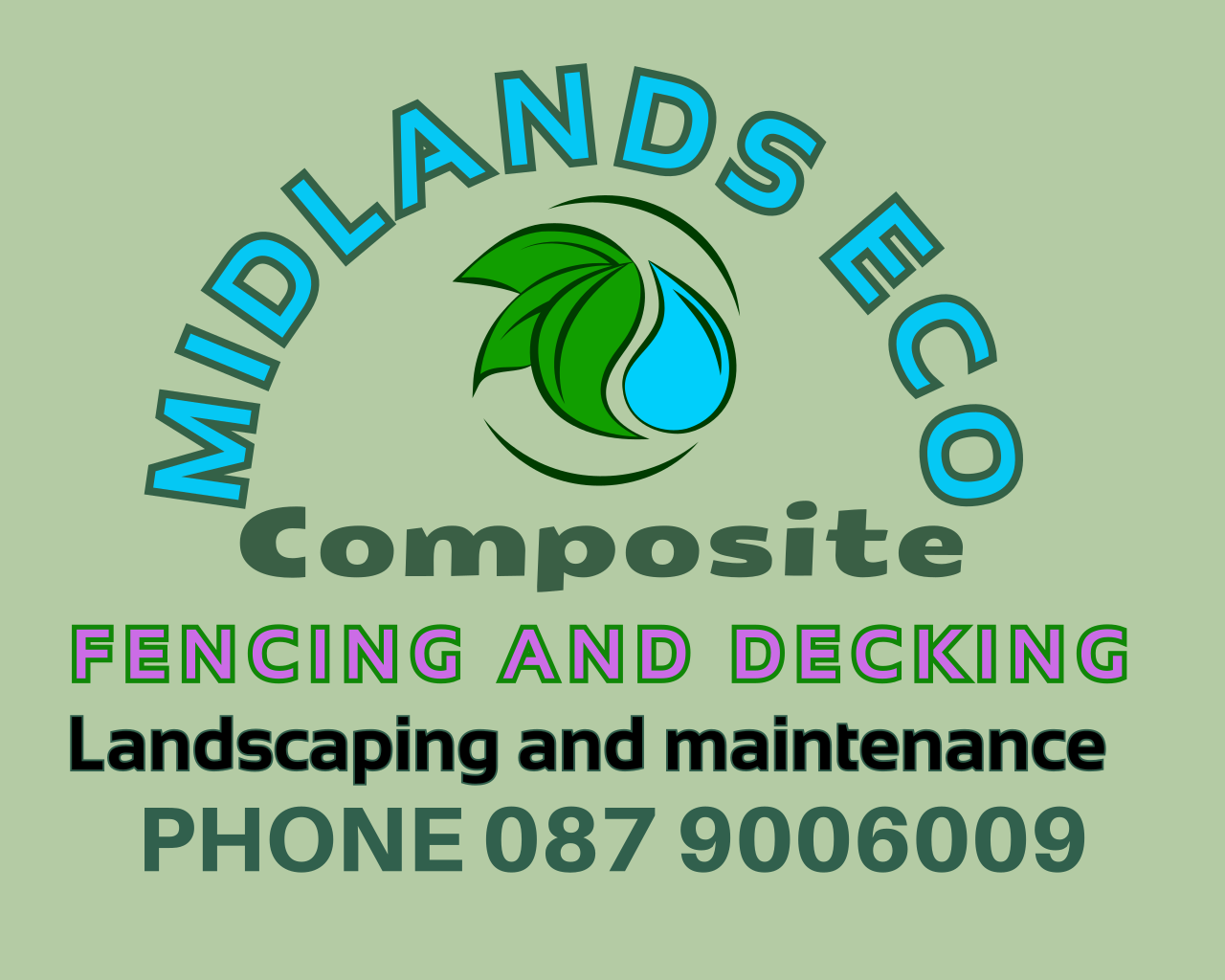 Midlands Eco fencing and decking 's logo