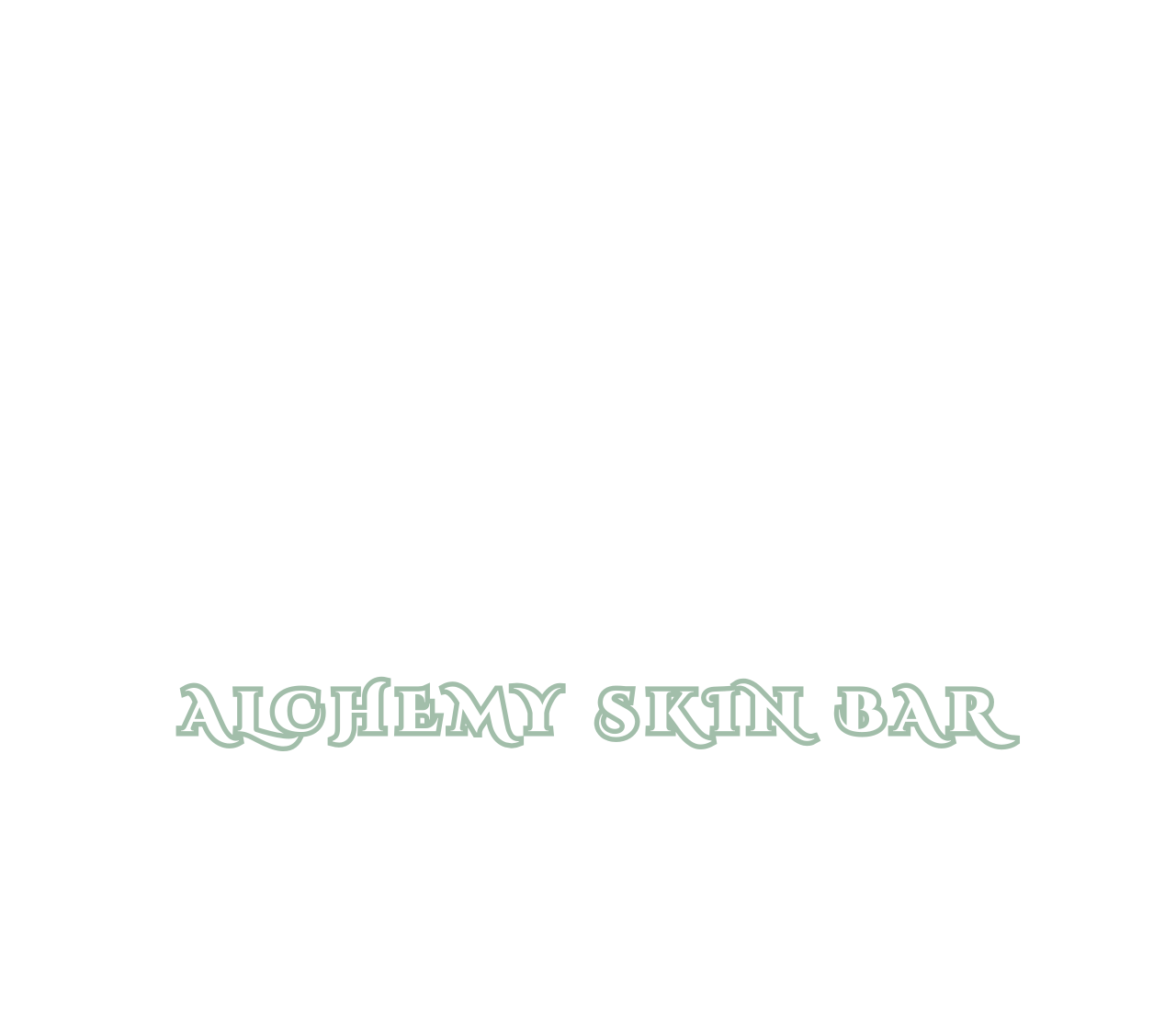 Alchemy skin bar's logo