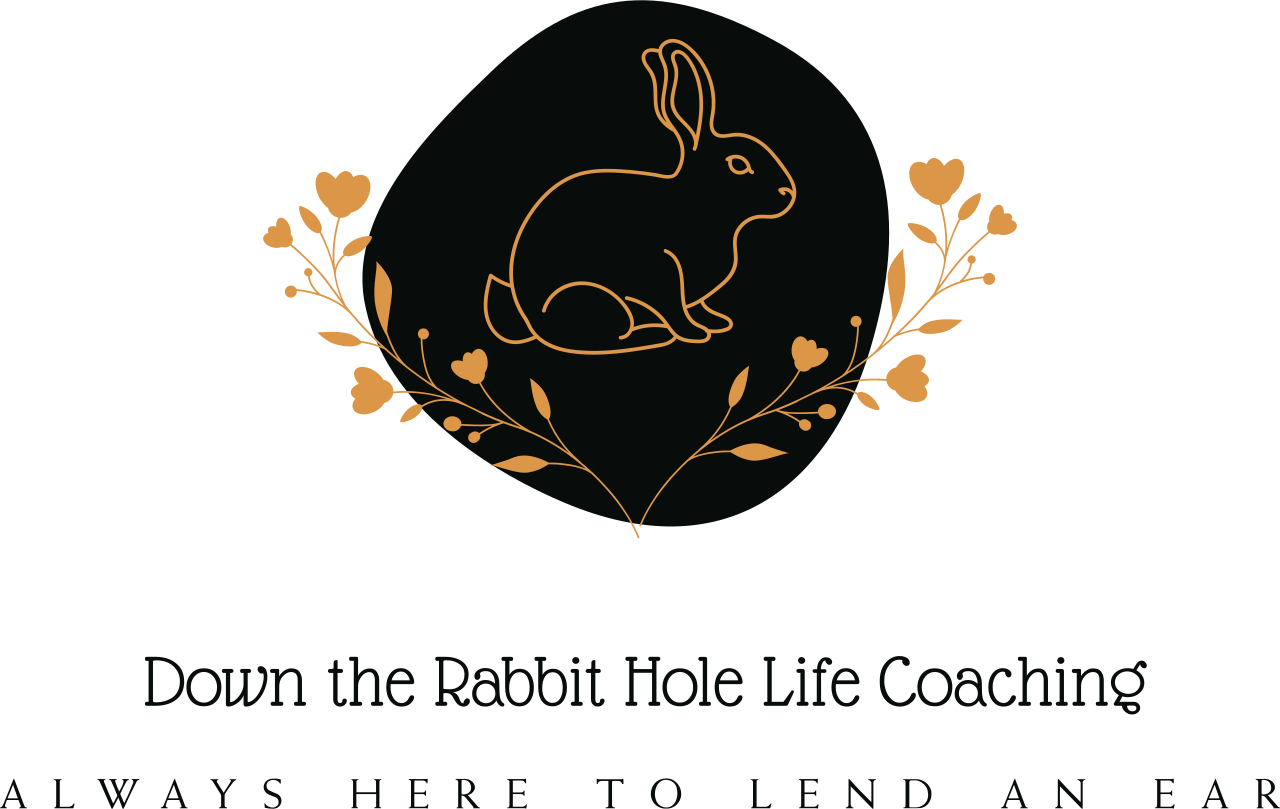 Down the Rabbit Hole Life Coaching's logo
