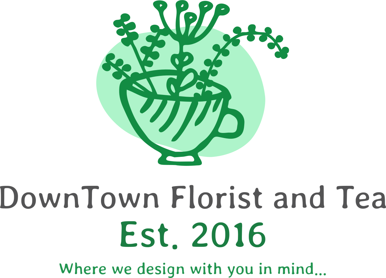 DownTown Florist and Tea's logo