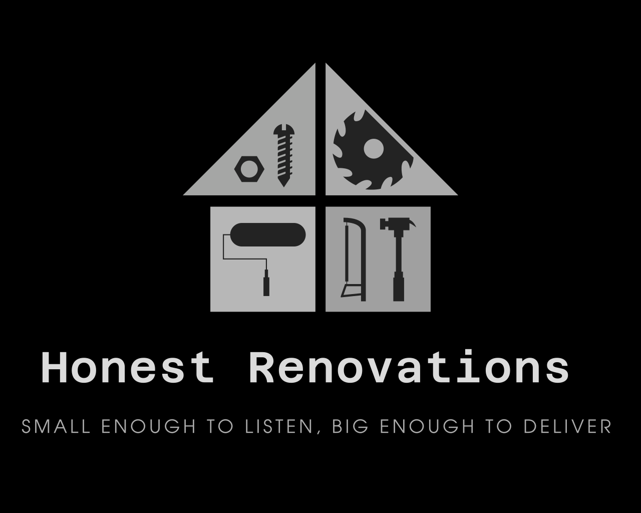 Honest Renovations website's web page