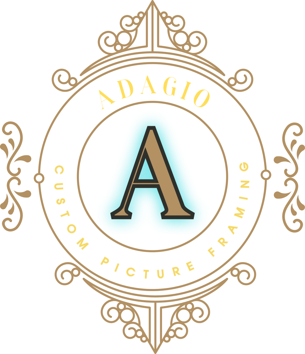 ADAGIO CUSTOM PICTURE FRAMING's logo