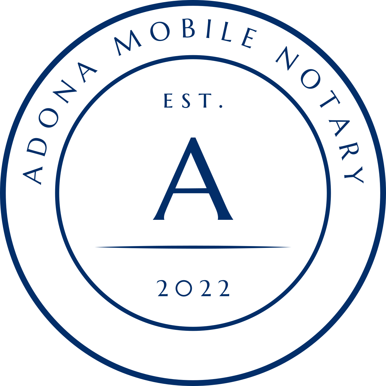 Adona Mobile Notary's web page