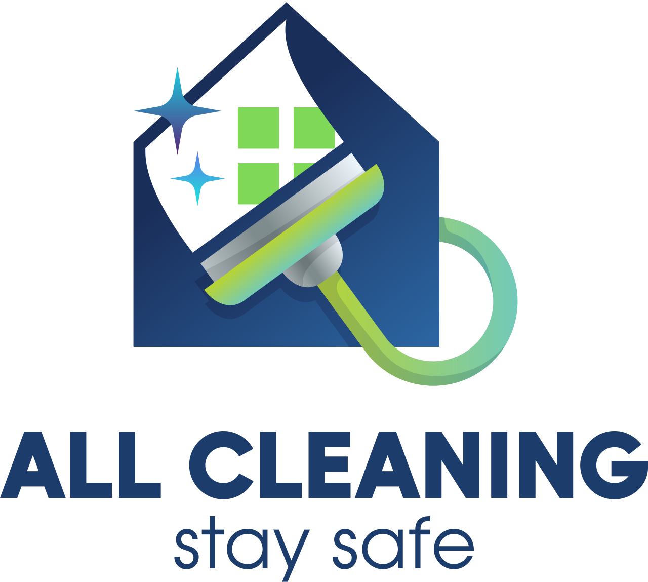 all cleaning's logo