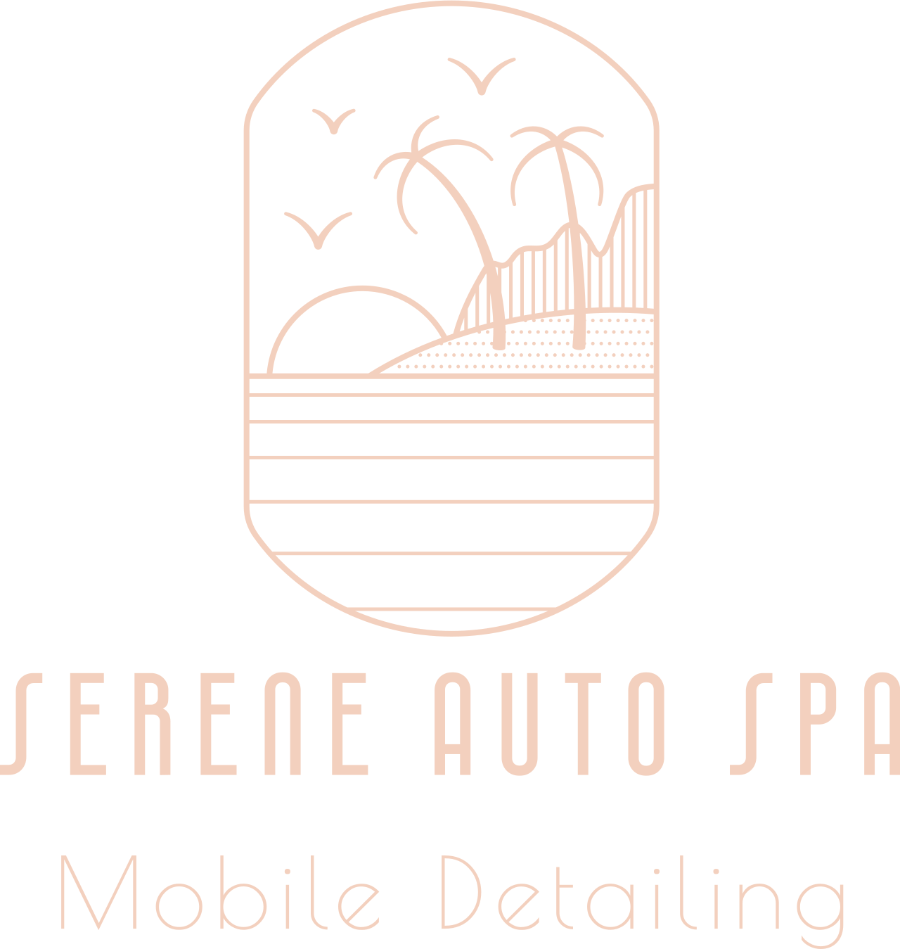 Serene Auto Spa Pricing Menu's logo