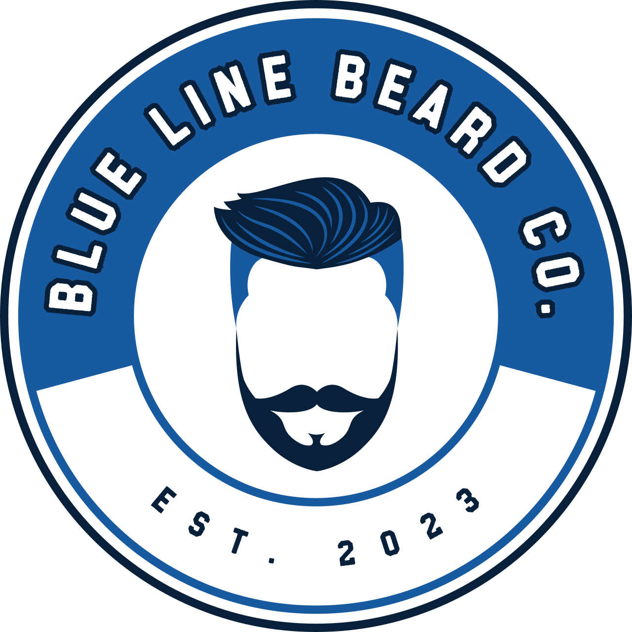 BLUE LINE BEARD CO.'s logo