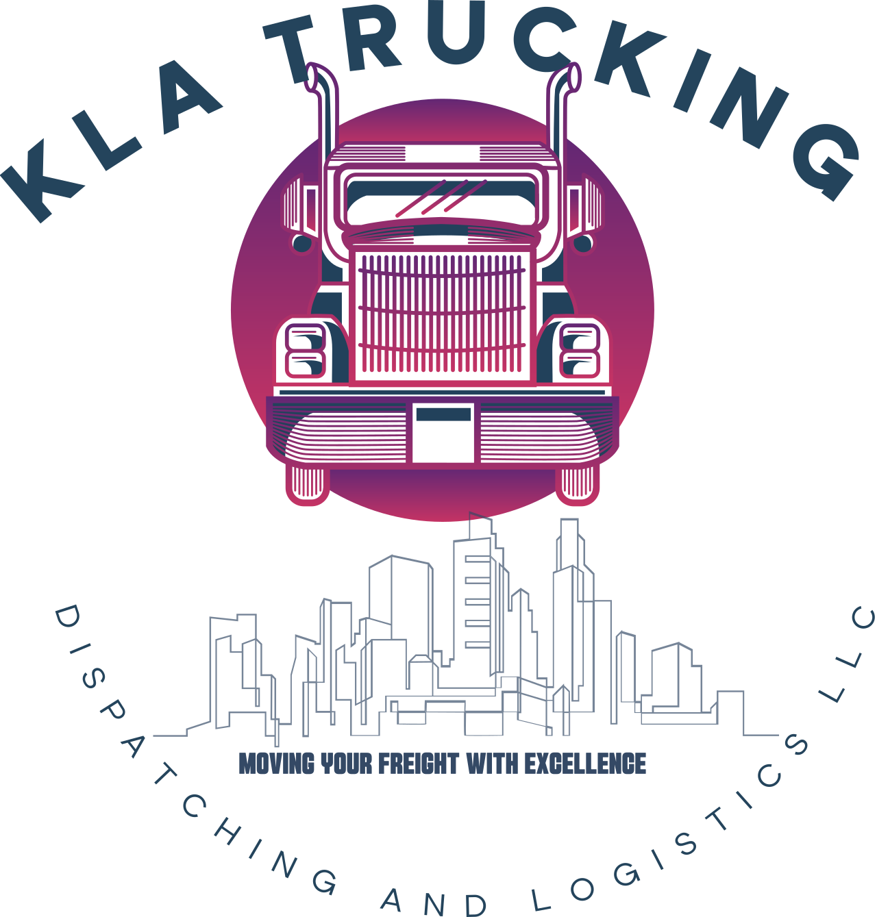 KLA Trucking 's logo