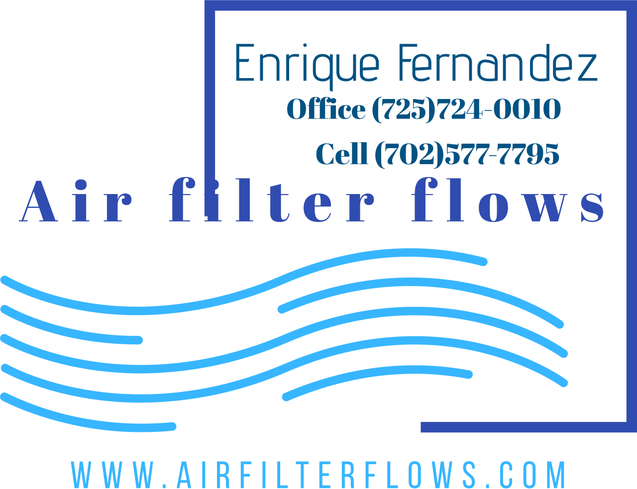 Air filter flows 's web page